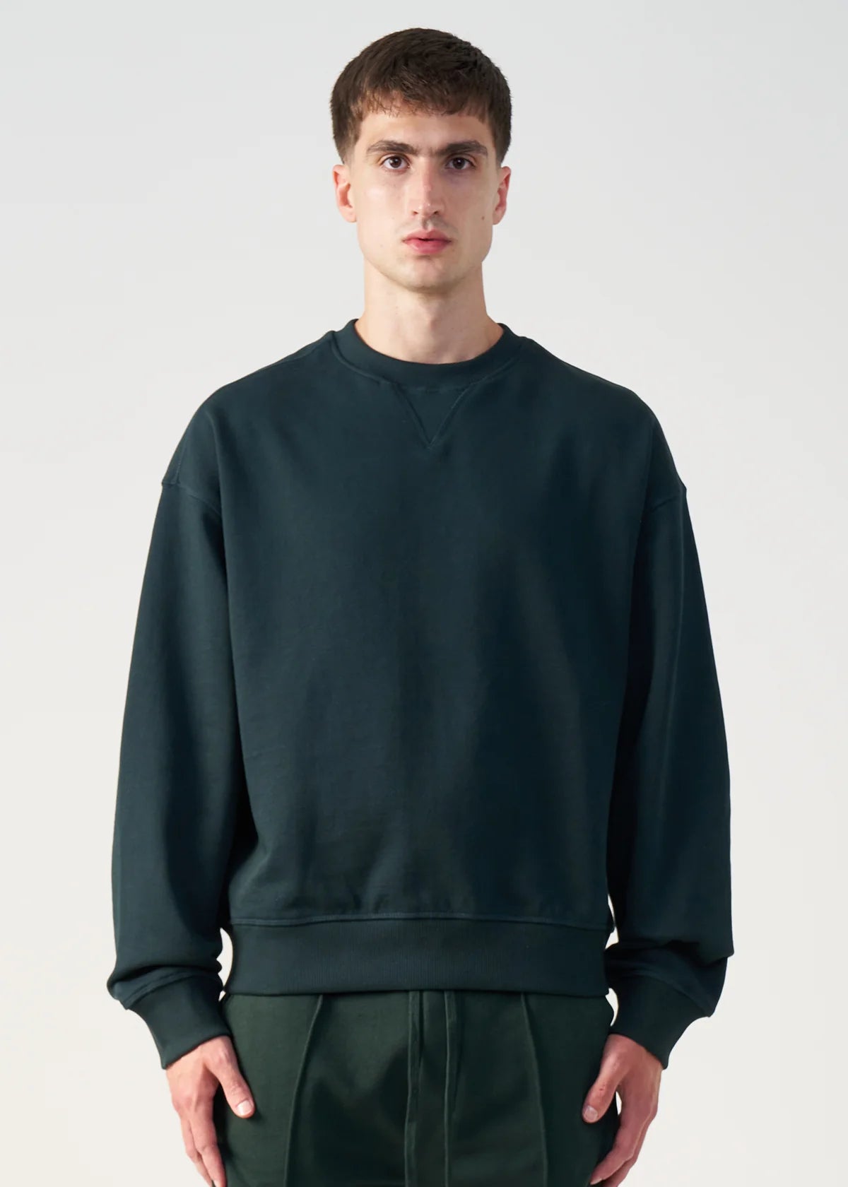 14 OZ Cropped Boxy Heavyweight Crewneck Sweatshirt
