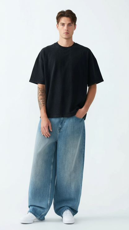11 OZ Oversized Garment Dyed French Terry T-Shirt