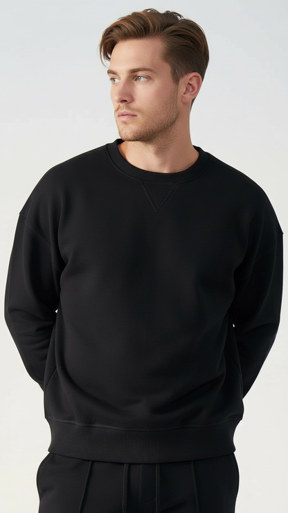 14 OZ Cropped Boxy Heavyweight Crewneck Sweatshirt