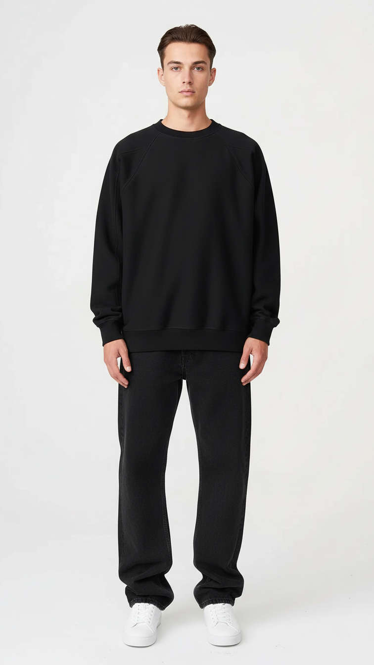 14 OZ Oversized Fleece Heavyweight Crewneck Sweatshirt