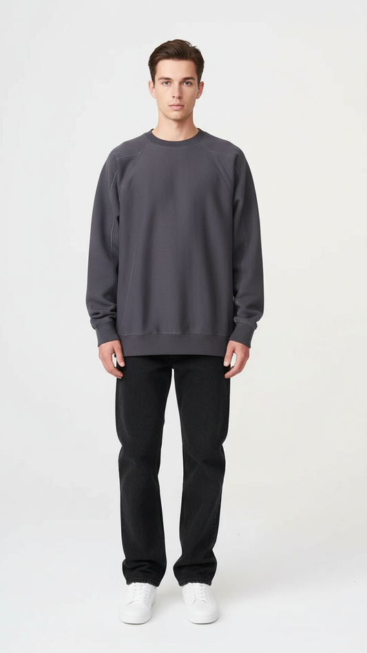 14 OZ Oversized Fleece Heavyweight Crewneck Sweatshirt
