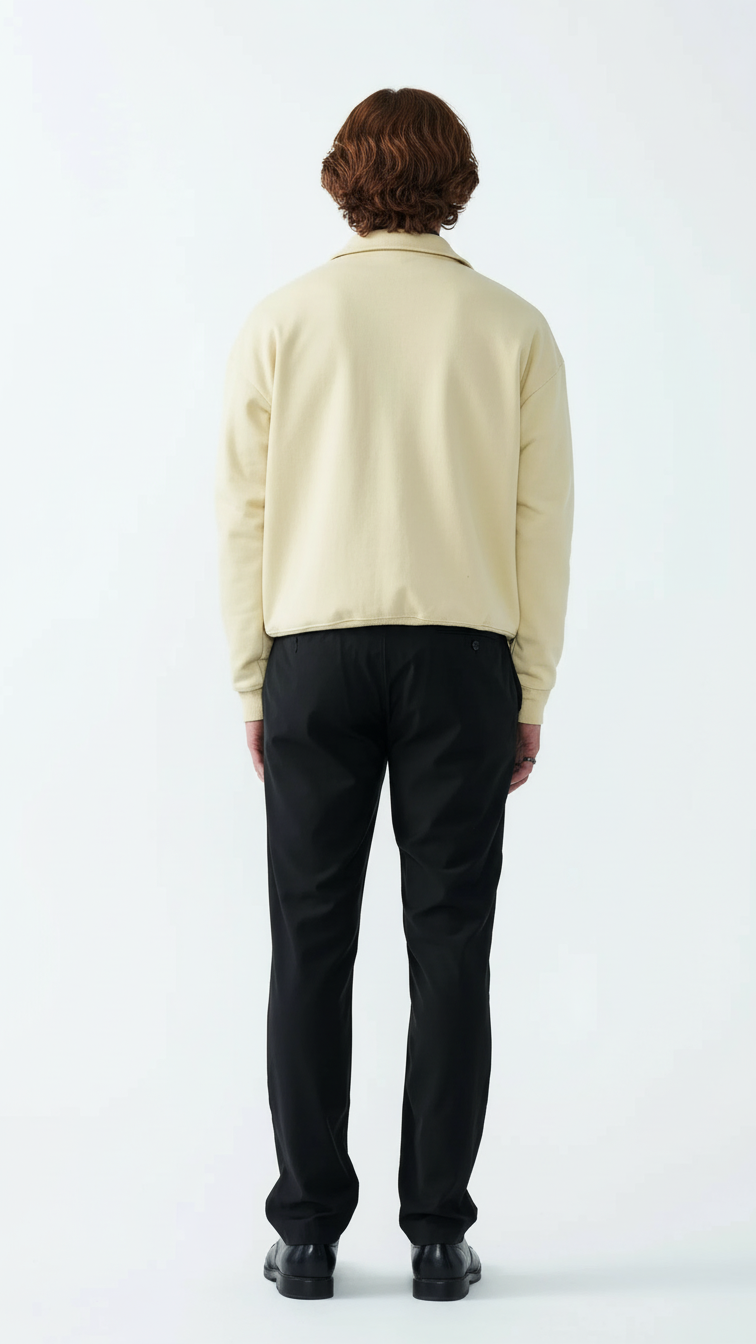 14 OZ Oversized Heavyweight Fleece Quarter-Zip