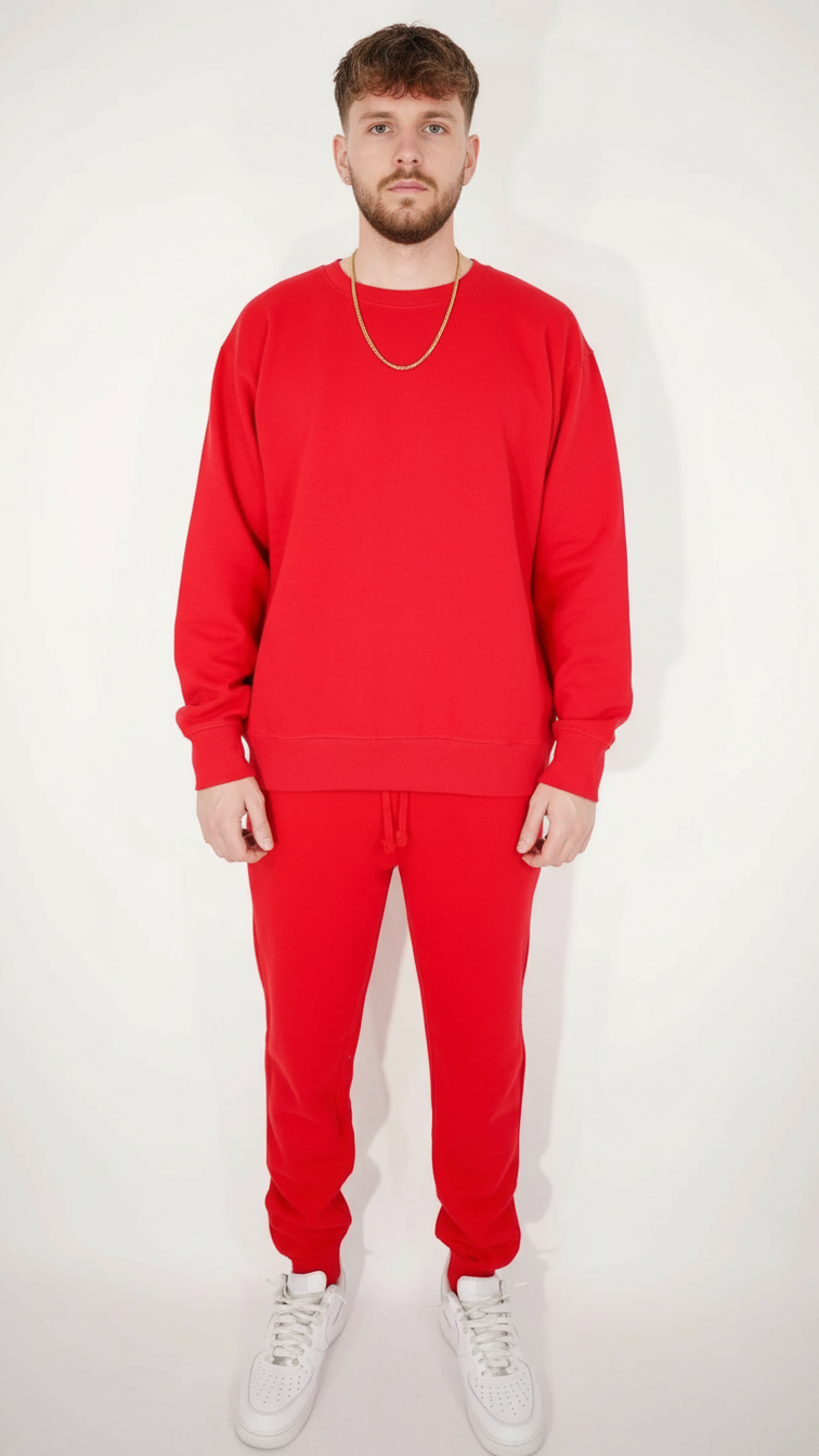 Heavy Blend Fleece Crew-Neck SweatSuit