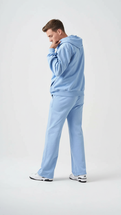 14 OZ Two-Way Zip Garment Dyed French Terry Sweatsuit