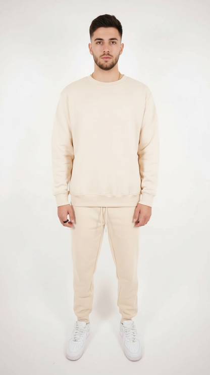 Tight Fleece Crew-Neck SweatSuit
