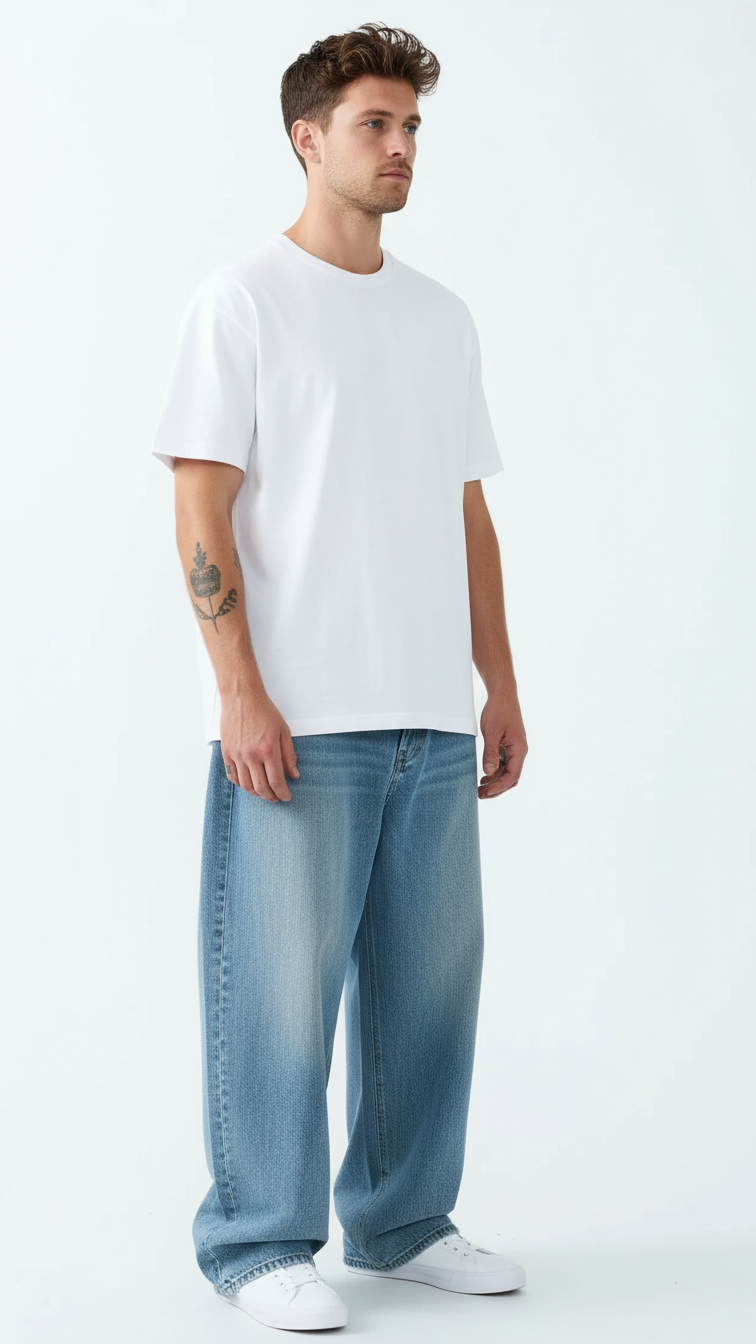 11 OZ Oversized Garment Dyed French Terry T-Shirt