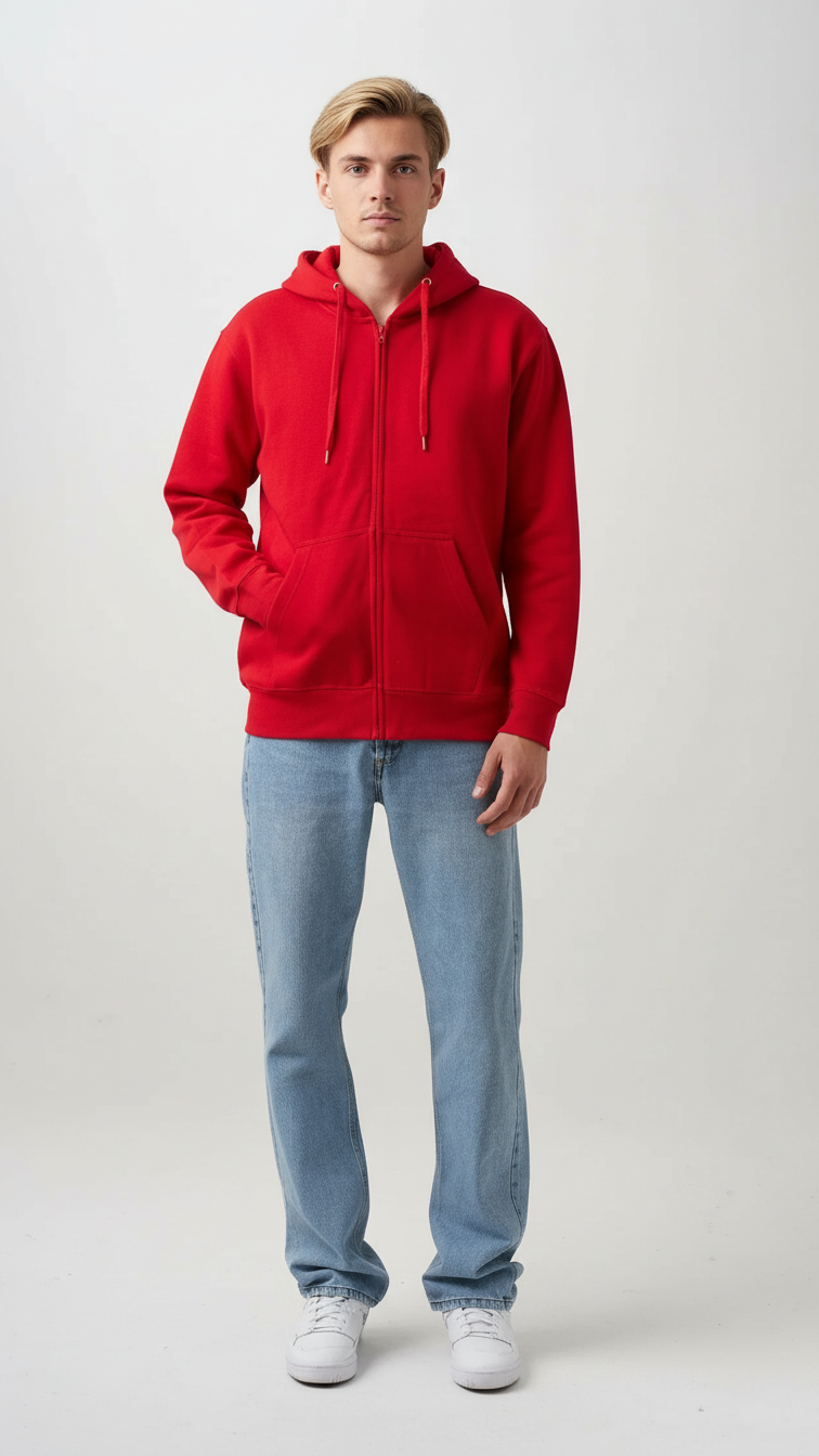 Heavy Blend Zip-Up Fleece Hooded SweatShirt