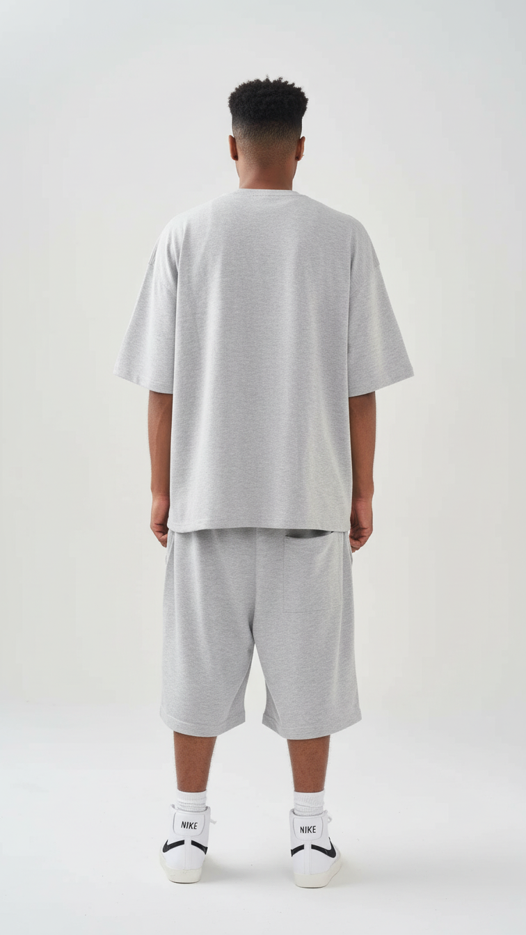 9 OZ Heavyweight French Terry T-Shirt And Short Set