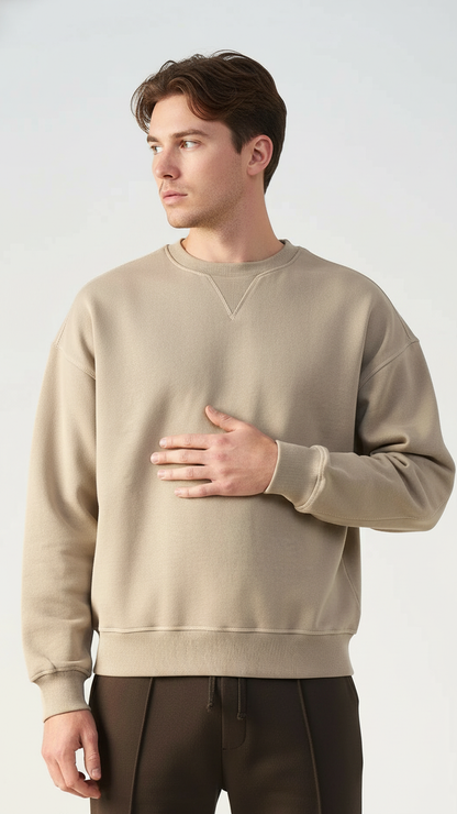 14 OZ Cropped Boxy Heavyweight Crewneck Sweatshirt
