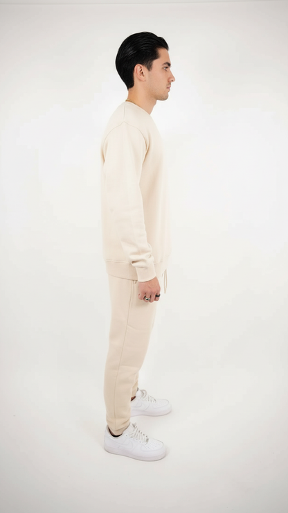 Tight Fleece Crew-Neck SweatSuit