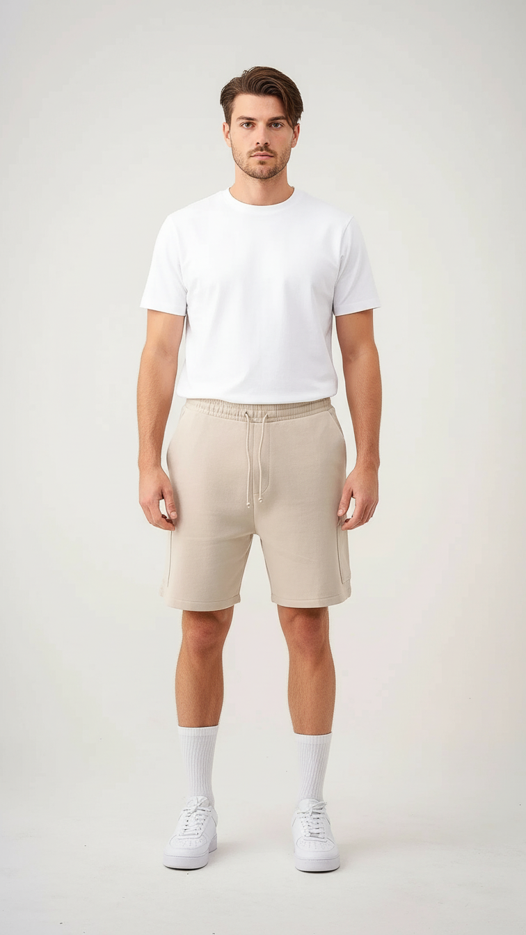 12 OZ Garment Dye Interlock Cargo Shorts