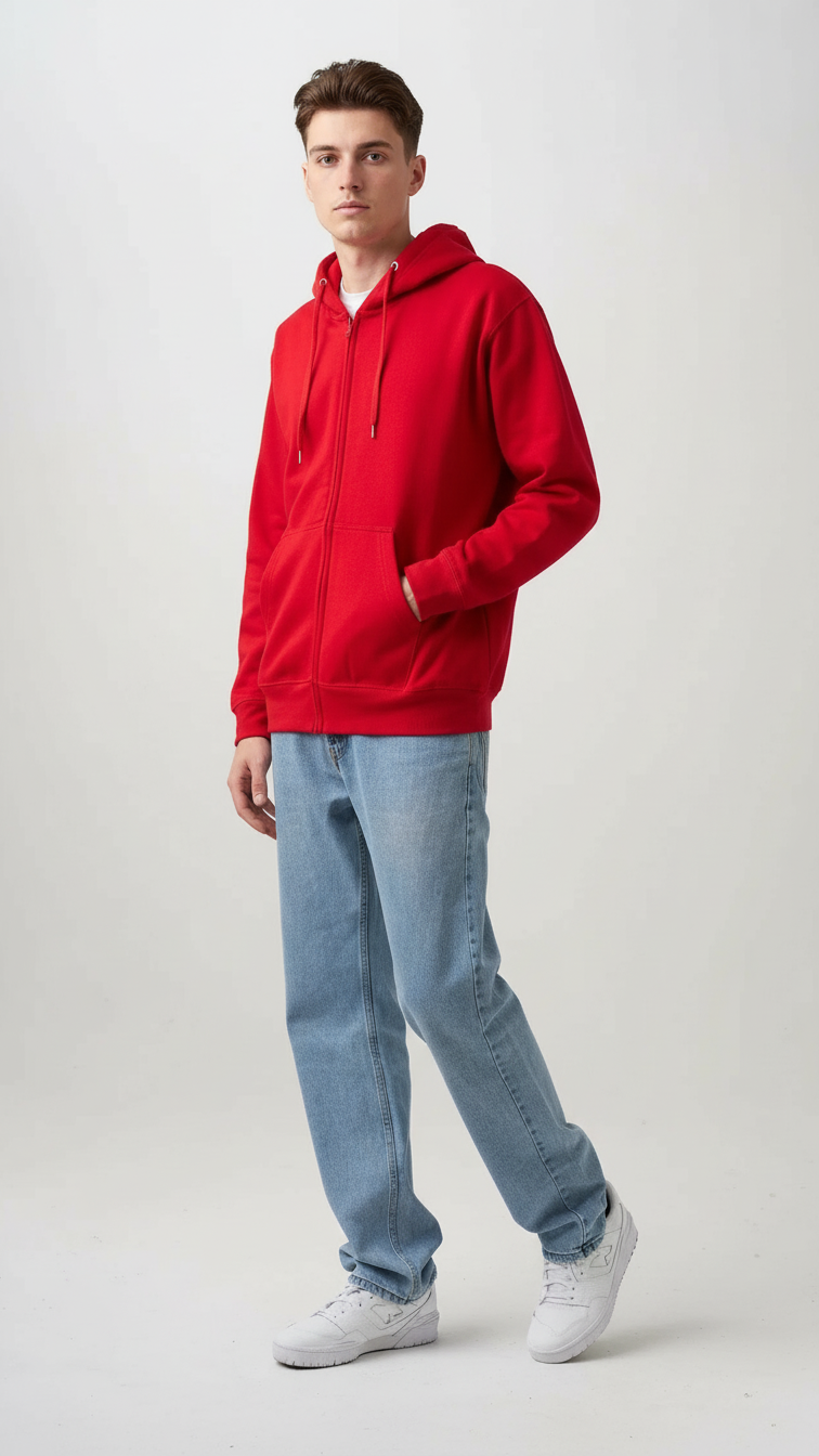 Heavy Blend Zip-Up Fleece Hooded SweatShirt