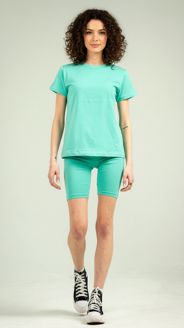 Women's Biker Short Set