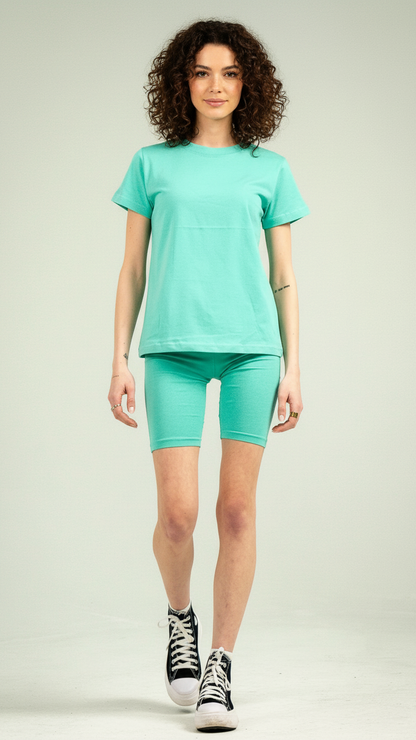 Women's Biker Short Set