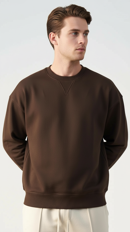 14 OZ Cropped Boxy Heavyweight Crewneck Sweatshirt