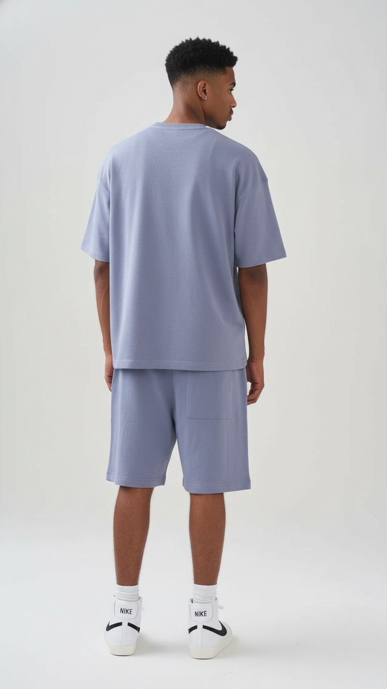 9 OZ Heavyweight French Terry T-Shirt And Short Set