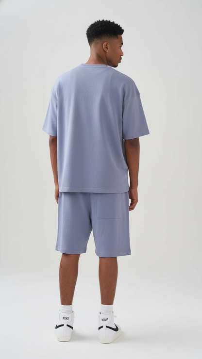 9 OZ Heavyweight French Terry T-Shirt And Short Set