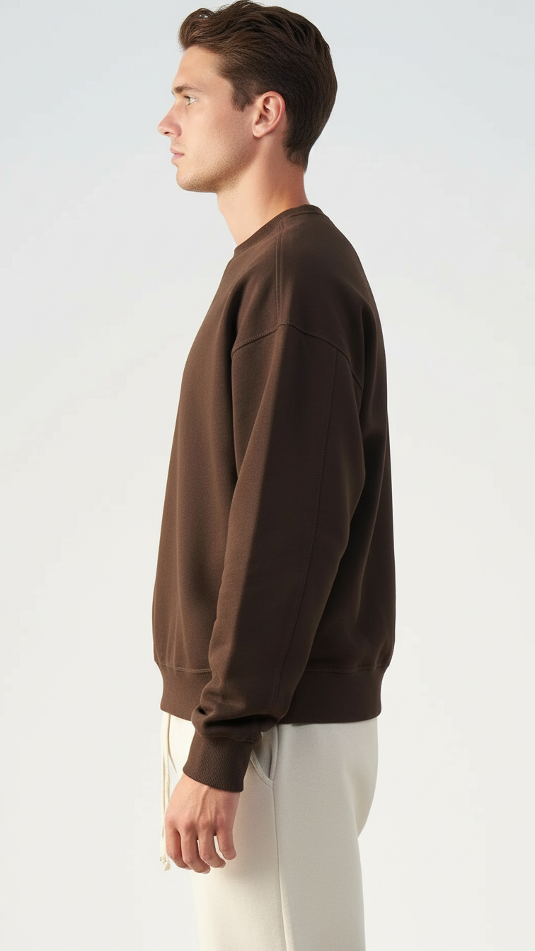 14 OZ Cropped Boxy Heavyweight Crewneck Sweatshirt