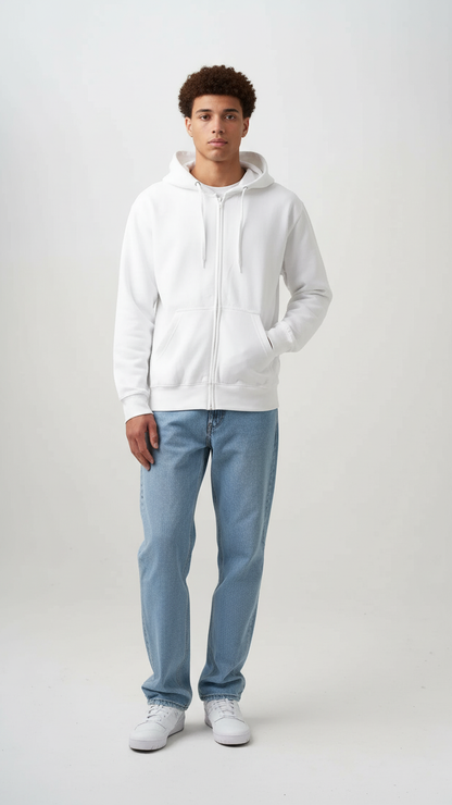 Heavy Blend Zip-Up Fleece Hooded SweatShirt