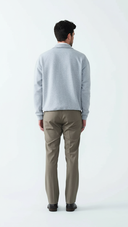 14 OZ Oversized Heavyweight Fleece Quarter-Zip