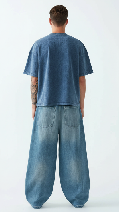 11 OZ Oversized Garment Dyed French Terry T-Shirt