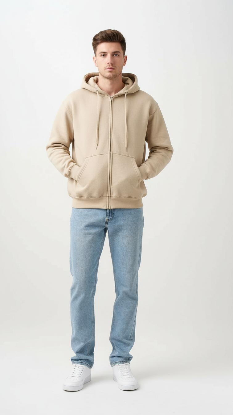 Heavy Blend Zip-Up Fleece Hooded SweatShirt