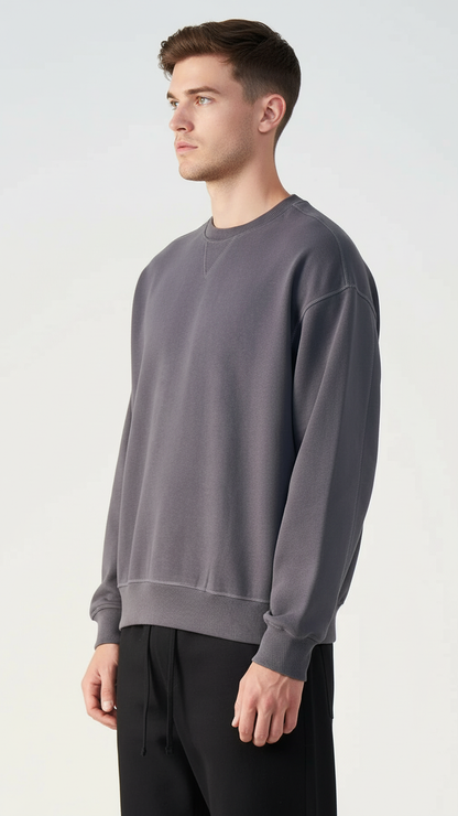14 OZ Cropped Boxy Heavyweight Crewneck Sweatshirt