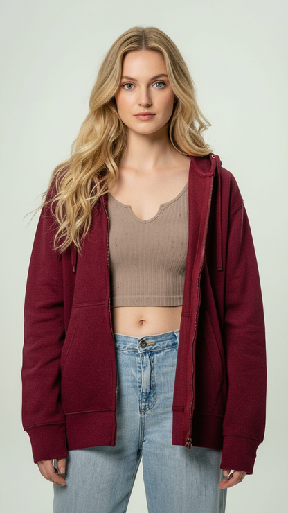 Women's Heavy Blend Full-Zip Hooded SweatShirt