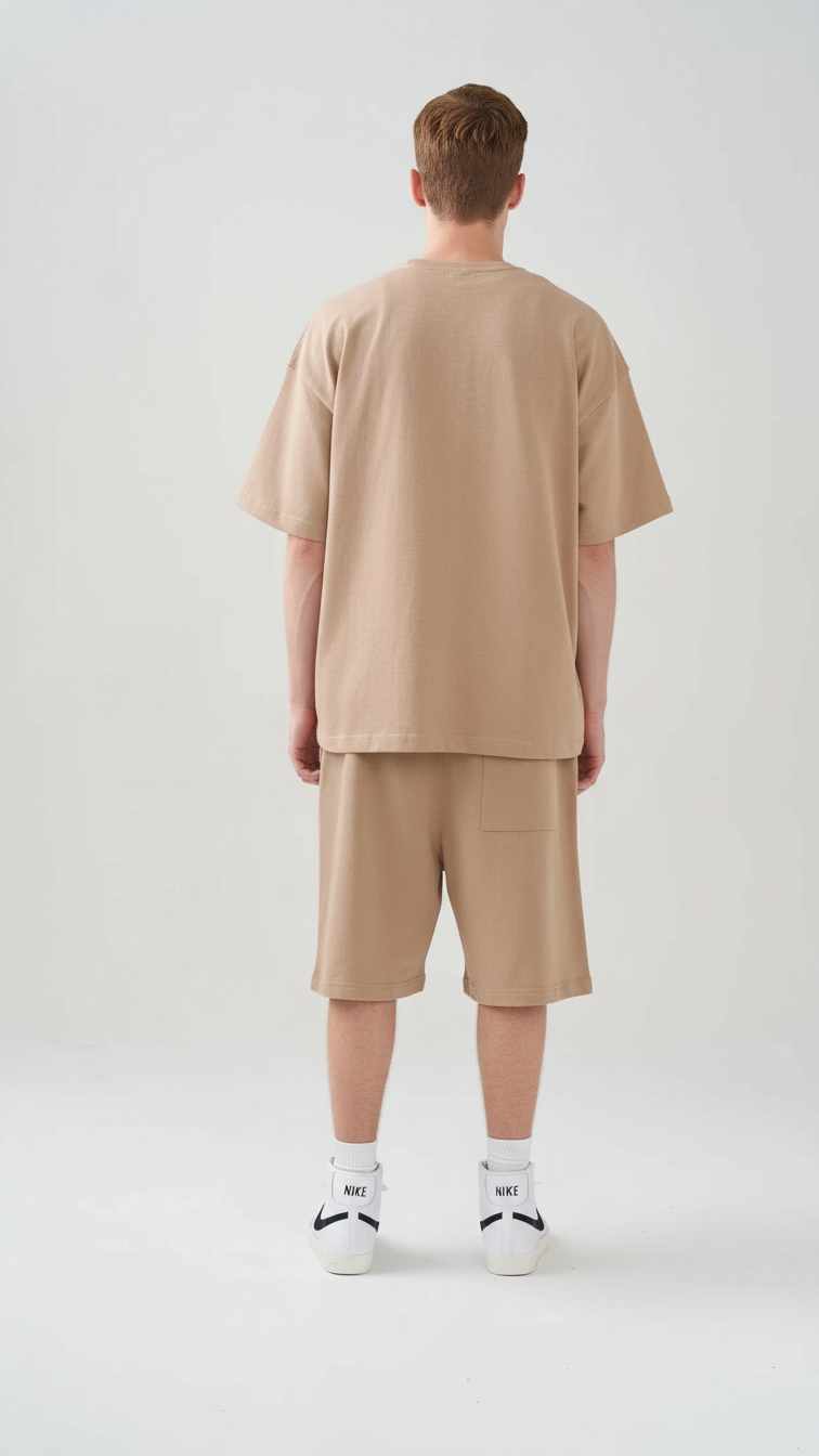 9 OZ Heavyweight French Terry T-Shirt And Short Set