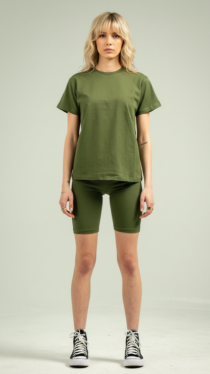 Women's Biker Short Set