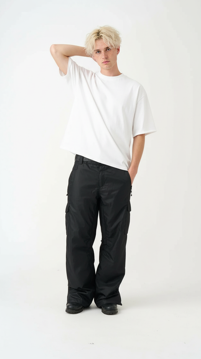 7 OZ Raw Edge Oversized Cropped T-Shirt