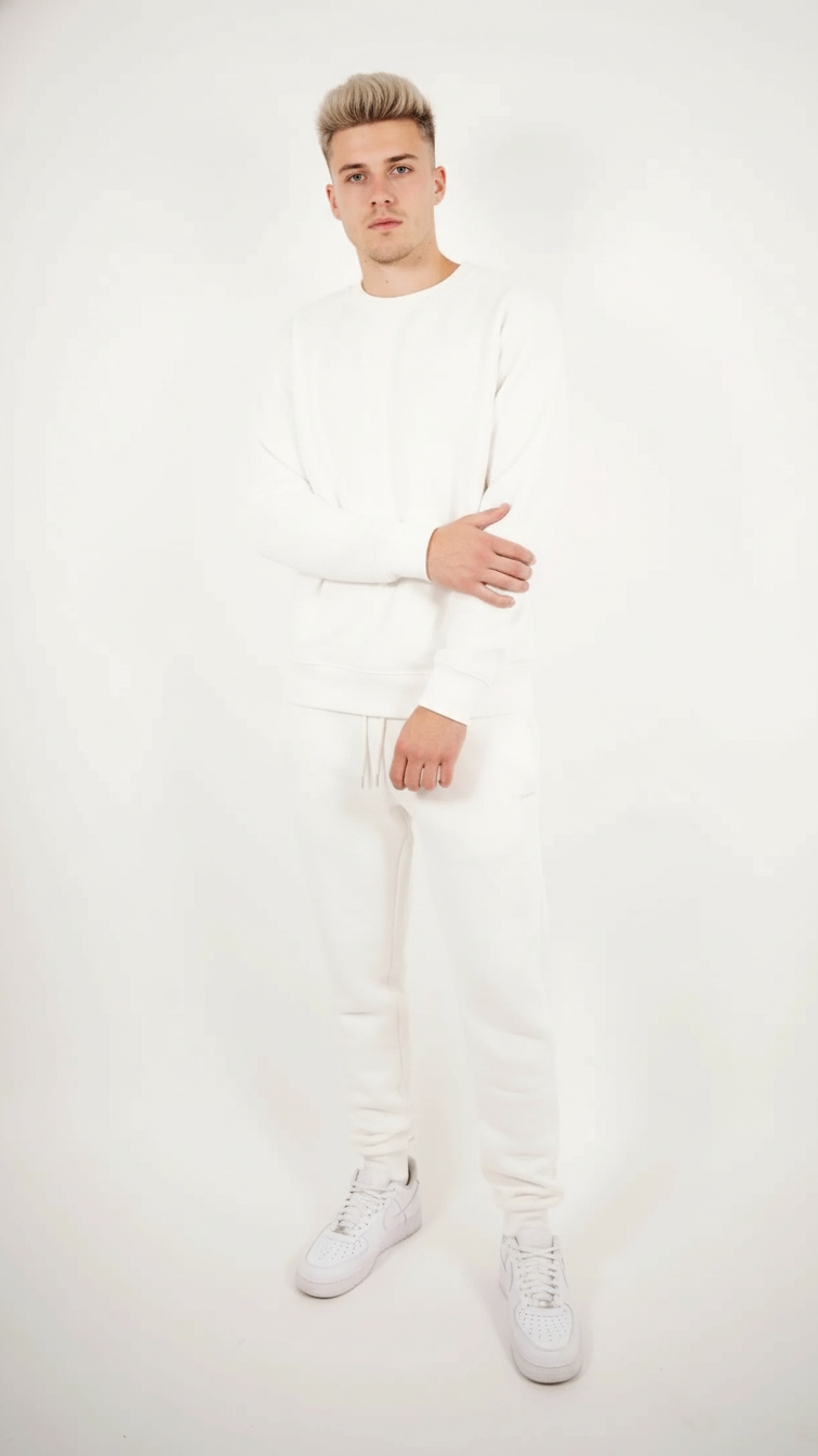 Tight Fleece Crew-Neck SweatSuit