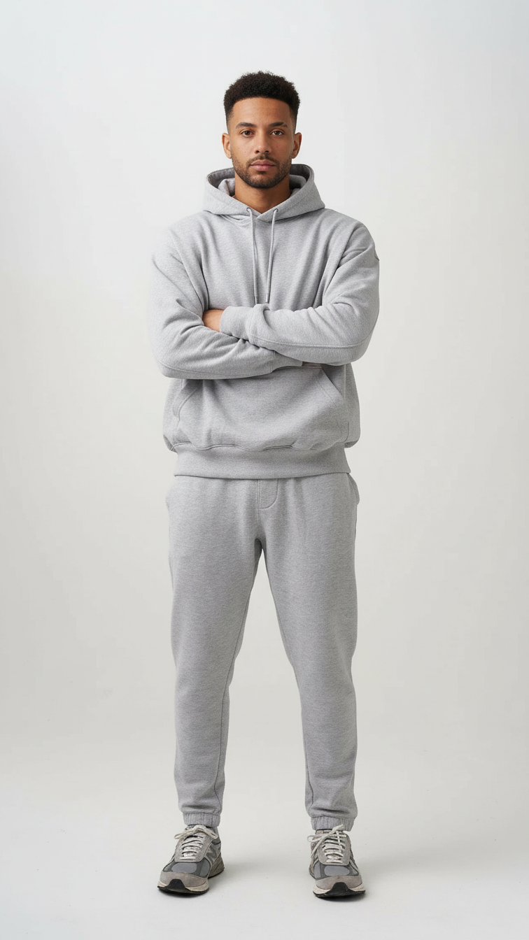 380 GSM Garment Wash Premium Fleece Sweatsuit