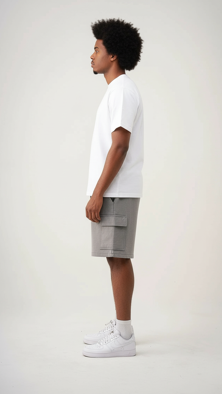 12 OZ Garment Dye Interlock Cargo Shorts
