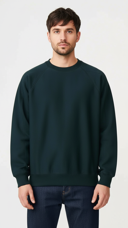 14 OZ Oversized Fleece Heavyweight Crewneck Sweatshirt