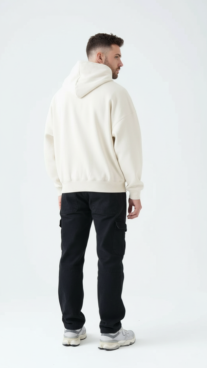 14 OZ Oversized Boxy Cropped Heavyweight Full-Zip Sweatshirt