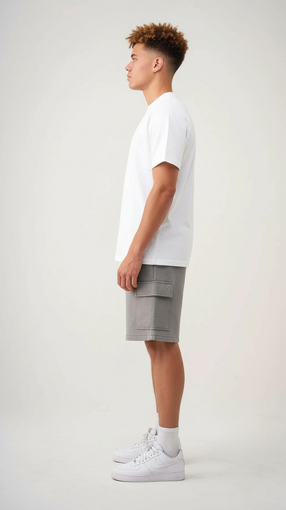 12 OZ Garment Dye Interlock Cargo Shorts