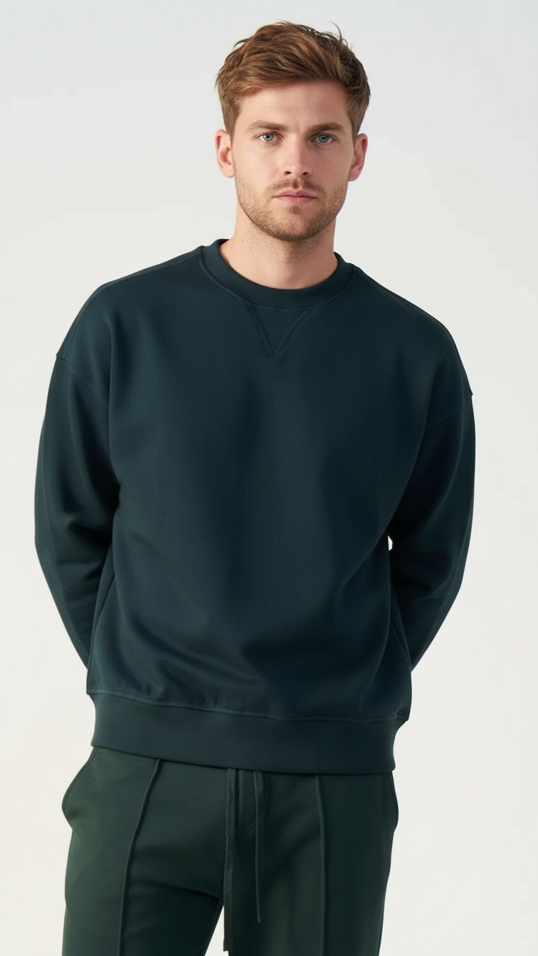 14 OZ Cropped Boxy Heavyweight Crewneck Sweatshirt