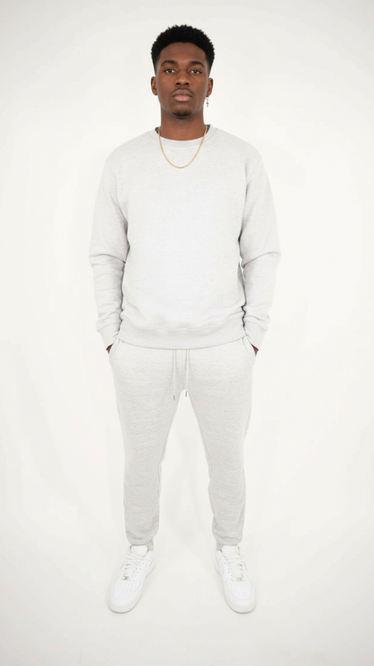 Tight Fleece Crew-Neck SweatSuit