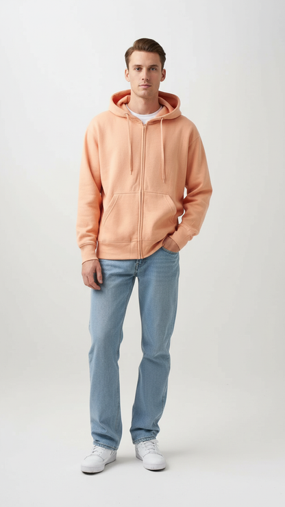 Heavy Blend Zip-Up Fleece Hooded SweatShirt