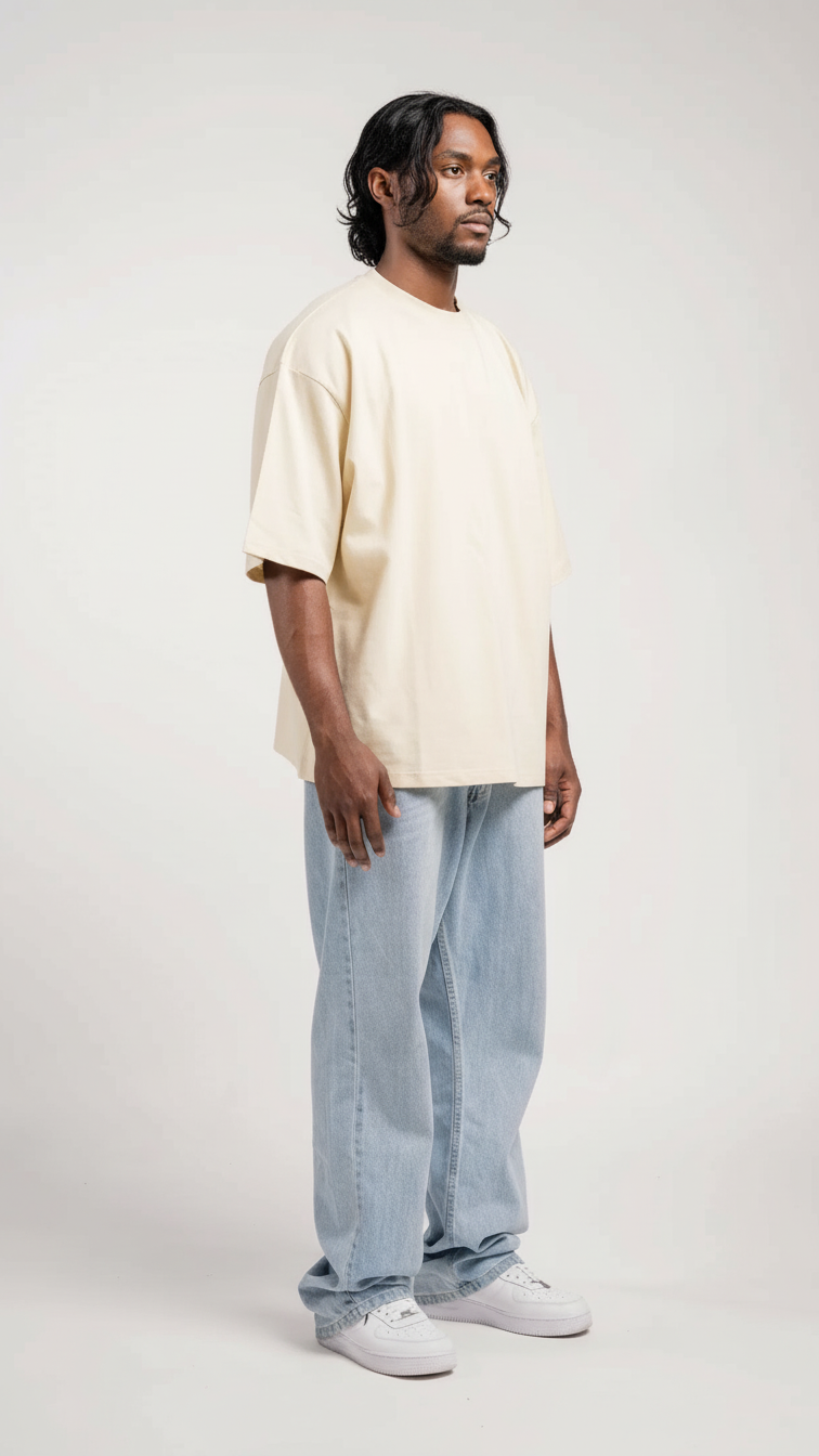 7 OZ Heavyweight Boxy Oversized T-Shirt