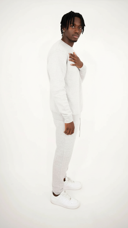 Tight Fleece Crew-Neck SweatSuit