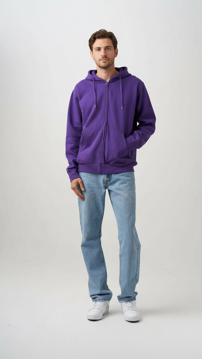 Heavy Blend Zip-Up Fleece Hooded SweatShirt