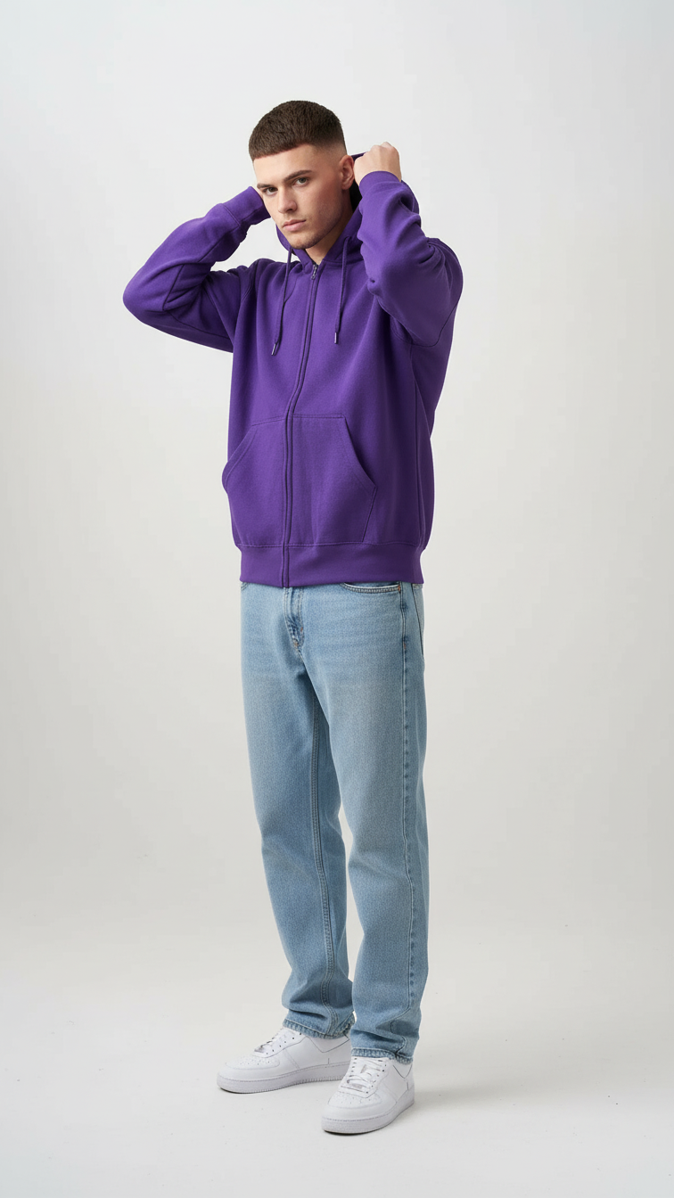 Heavy Blend Zip-Up Fleece Hooded SweatShirt