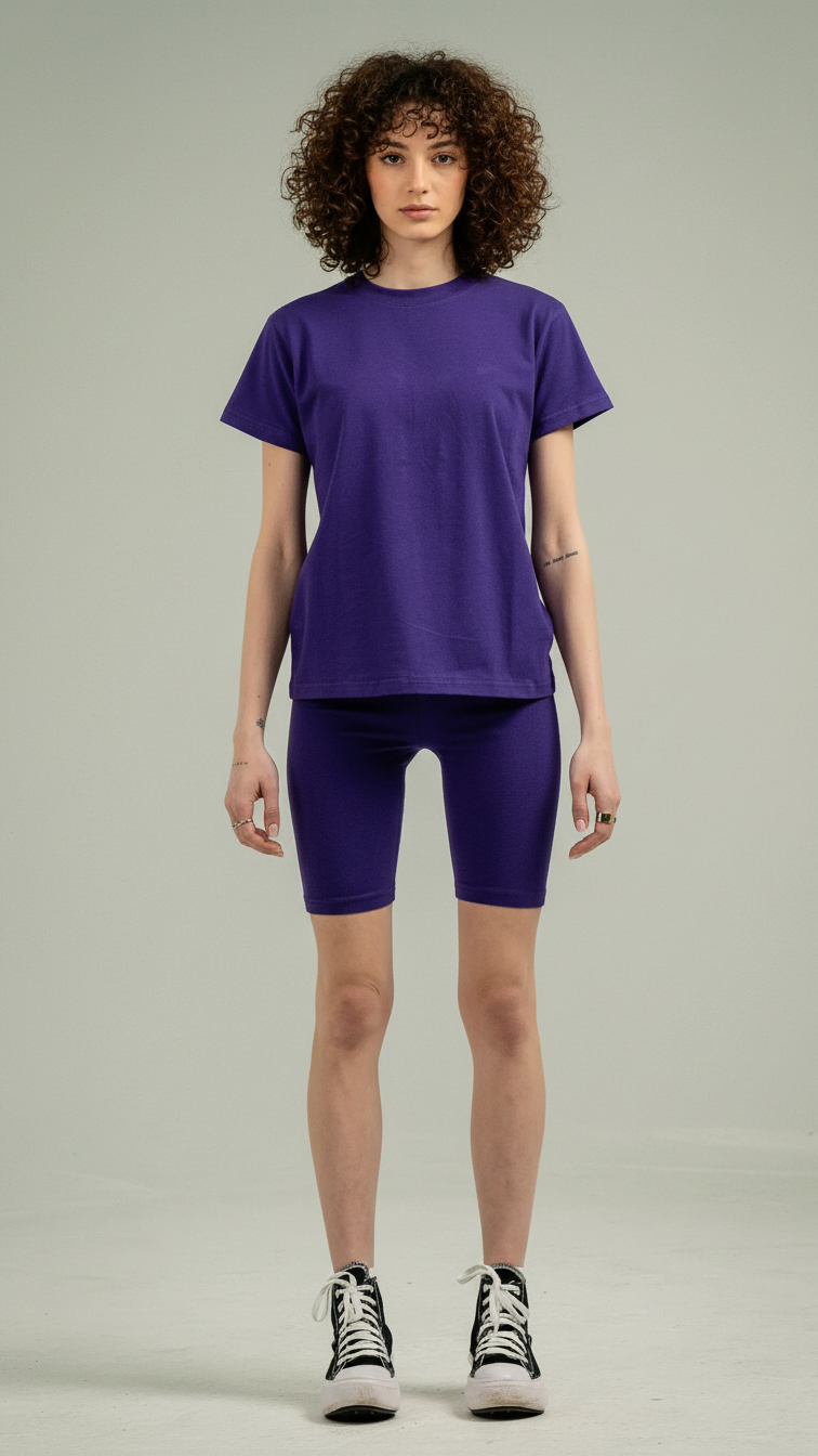 Women's Biker Short Set