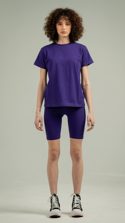 Women's Biker Short Set