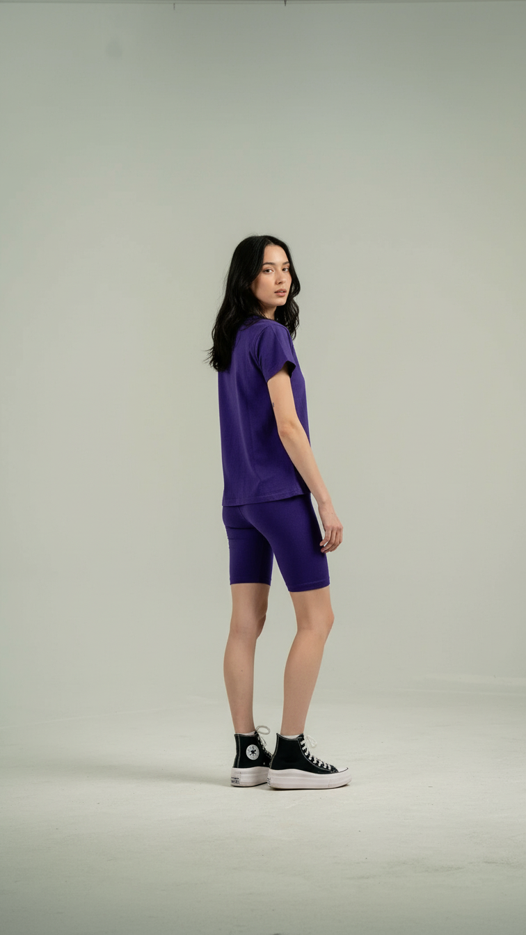 Women's Biker Short Set