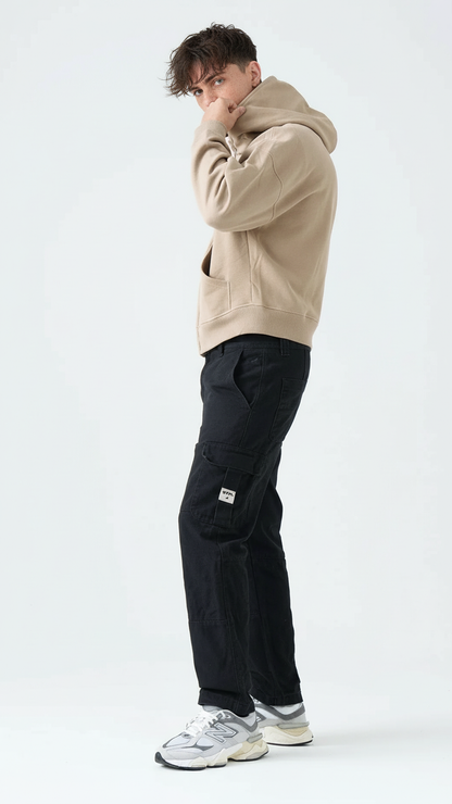 14 OZ Oversized Boxy Cropped Heavyweight Full-Zip Sweatshirt