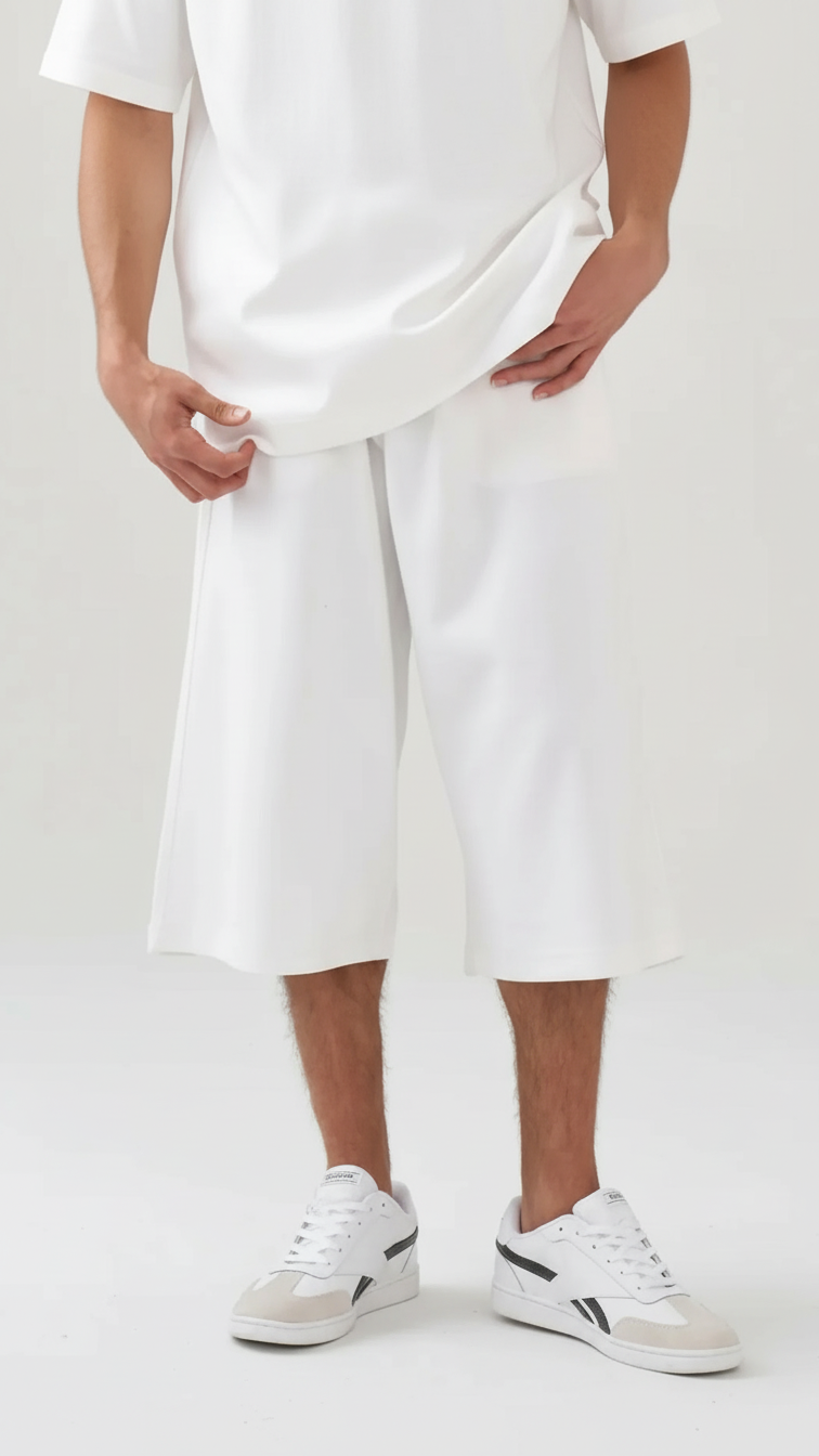 10 OZ Oversized Interlock Long Shorts