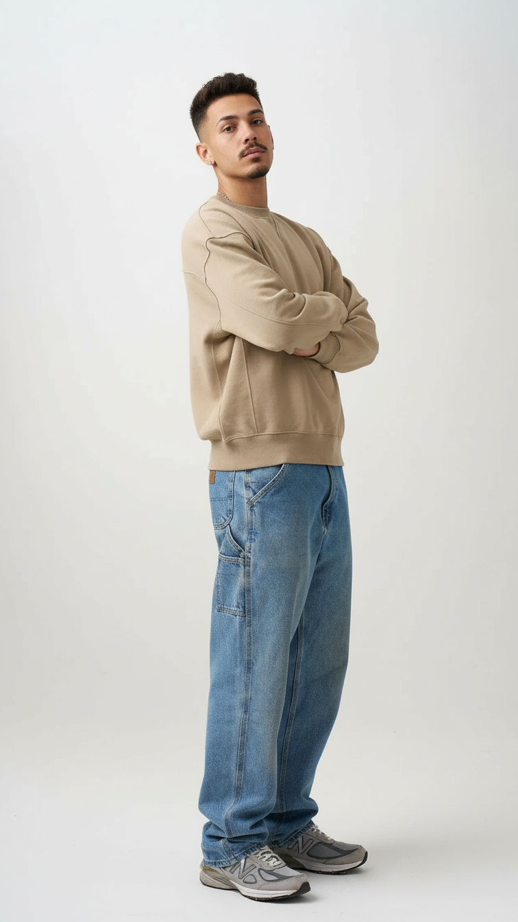 11 OZ Heavyweight Pre-Shrunk Premium Fleece Crewneck Sweatshirt